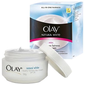 olay natural white all in one fairness night cream