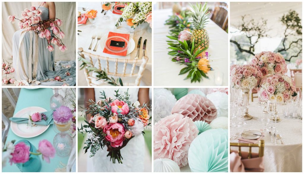 4 Unexpected Wedding Colour Combinations to Fire your Imagination