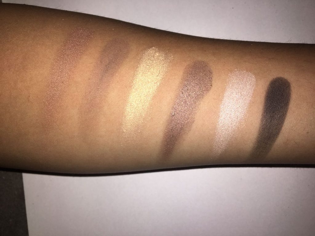  Maybelline The Nudes Eye Shadow Palette Swatches