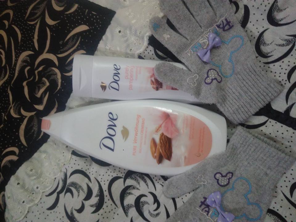 Dove Purely Pampering Almond Cream & Hibiscus Body Wash and Body Lotion