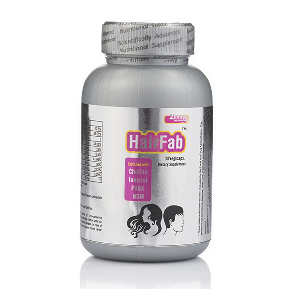 Zenith Nutrition HairFab Supplement Review for Hair Loss