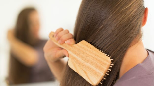 comb gently to prevent hair loss