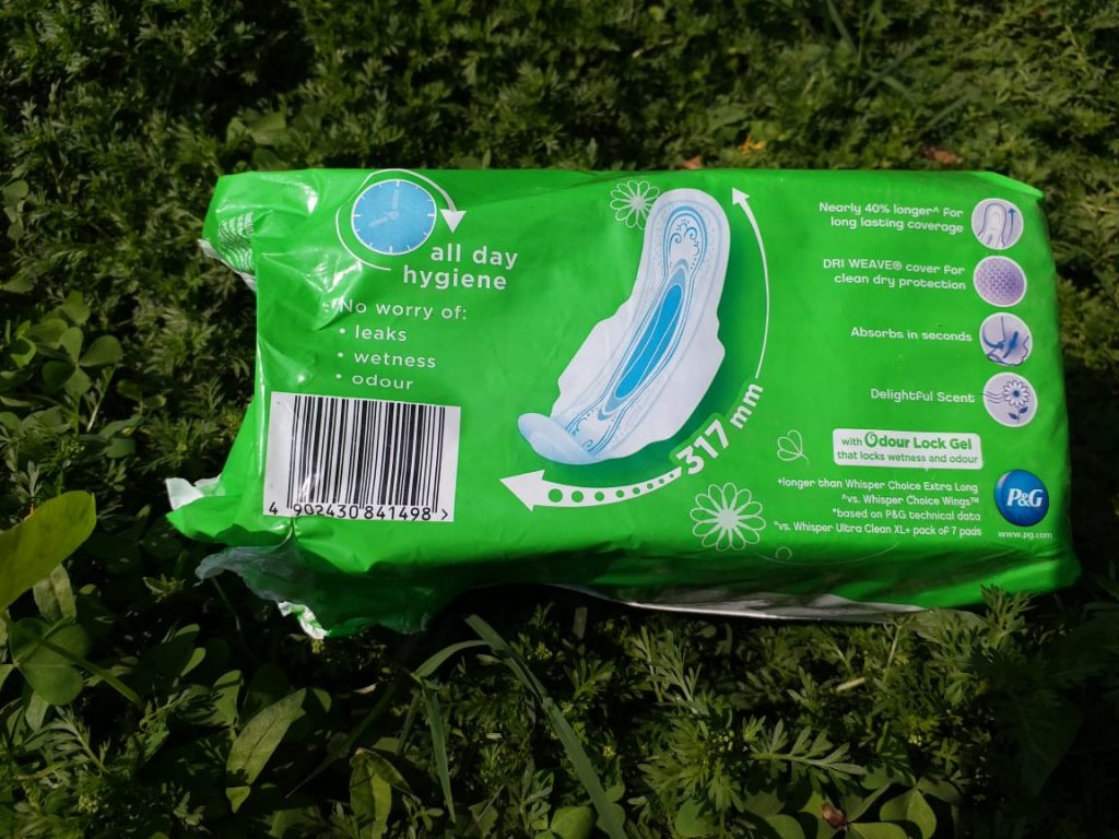 Whisper Ultra Clean XL Sanitary Pads Review