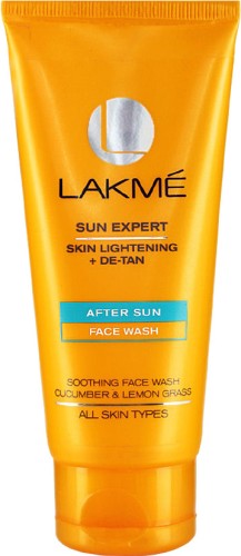 lakme-sun-expert-skin-lightening-de-tan-after-sun-face-wash-review