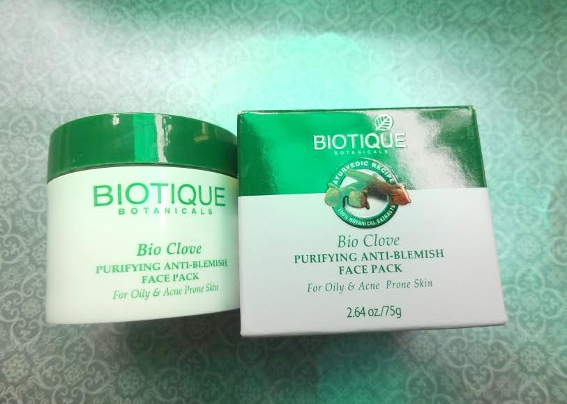 Biotique Bio Clove Purifying Anti Blemish Face Pack Review