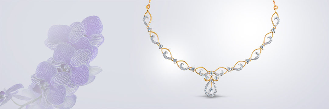 Close Setting Look in Open Setting Diamond Necklace