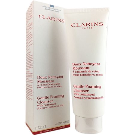 clarins gentle foaming cleanser with cottonseed