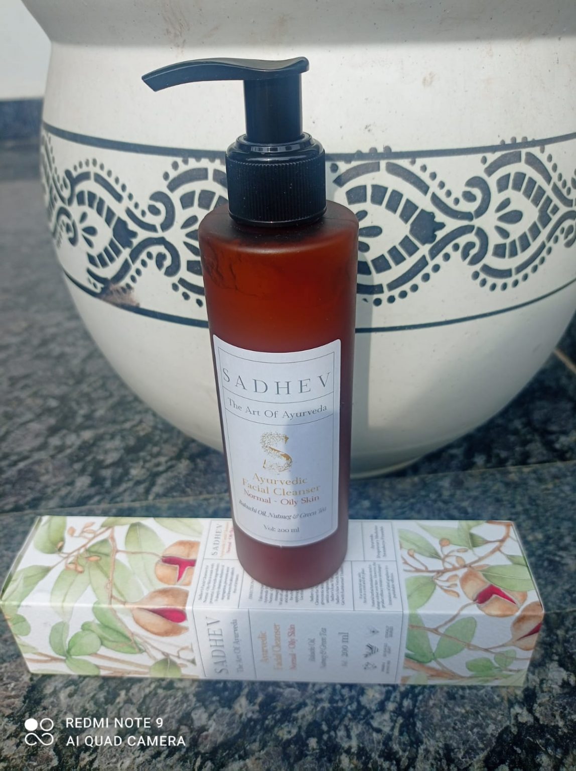 Sadhev Ayurvedic Facial Cleanser NormalOily Skin Review